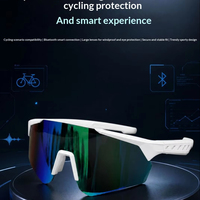 Lunettes Intelligentes IA Personnalisées pour le Cyclisme avec Caméra, Verres Colorés de Protection UV, Lentilles Orange, Lunettes Portables d'Extérieur
