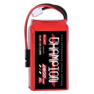 LiPo 2800 2S 7.4v 10C21.28whバッテリーパック - Product Image 4