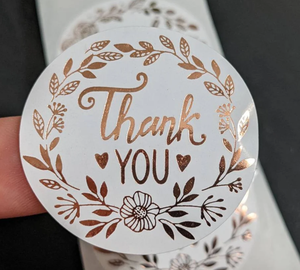 Logotipo de diseño personalizado, pegatinas de agradecimiento para pequeños negocios - Product Image 3