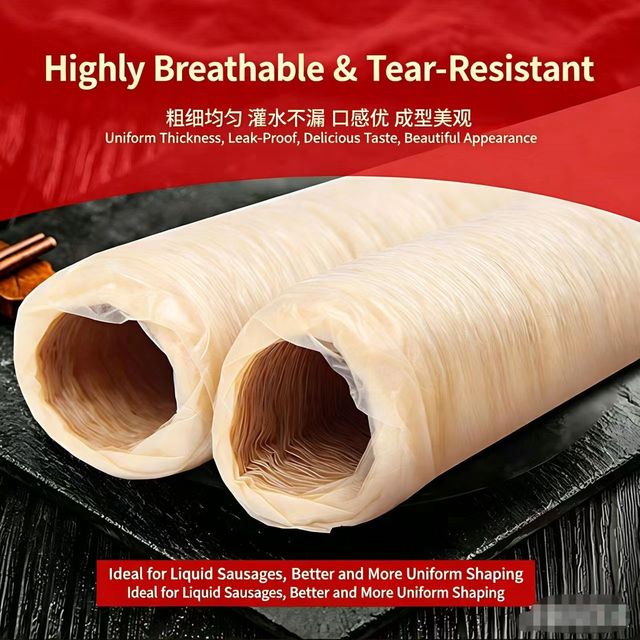 Collagen Casing 28mm Diameter for Sausage, Ham Sausage, Hot Dog & Chinese Sausage Wholesale
