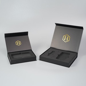 Boîtes d'emballage en papier cartonné rigide recyclé, boîte magnétique, <span class=keywords><strong>petit</strong></span> coffret cadeau <span class=keywords><strong>de</strong></span> luxe pour cosmétiques, logo personnalisé - Product Image 3