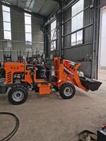 Caricatore Frontale Elettrico Articolato Compatto da 1 Tonnellata con Batteria per Uso Agricolo