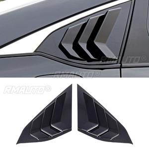Para Honda INSPIRE 2019-2022, kit de embellecedores de ventana trasera triangular tipo aleta de tiburón, embellecedor de ventana de ventilación lateral trasera, modificación de cubierta. - Product Image 3