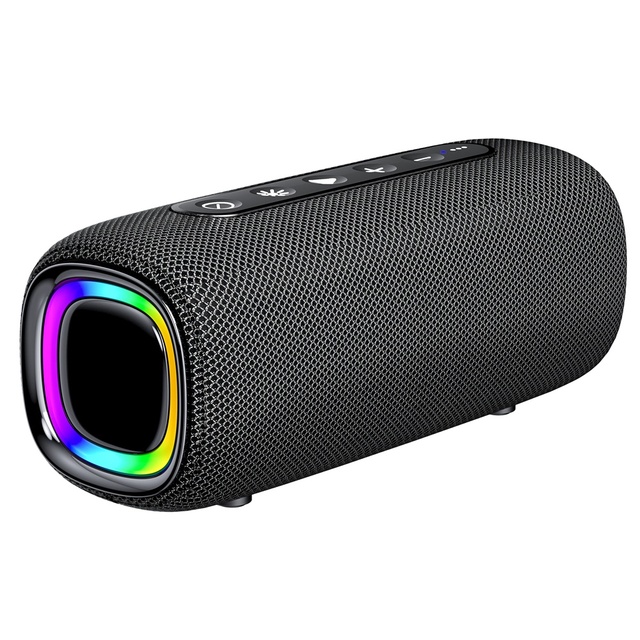2026 Professional High Power Outdoor Bluetooth Amplifiers Subwoofer RGB Speakers Bass Dual Speaker