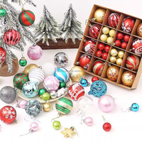 Weihnachtsbaum-Dekoration Bonbonkugel-Box Niedliche Weihnachtsbaum-Ornamente Kugeln Weihnachtsgeschenkbox Hängende Baubles für Festliche Anlässe