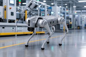 Robot chien Unitree Go2 Pro 2025 |   Robotique quadrupède pour adultes, chien robotique embarqué avec intelligence artificielle GO2 Pro, prise en charge de la télécommande - Product Image 3
