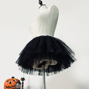 Jupe à enfiler en tulle gonflée Crinoline confortable pour femmes <span class=keywords><strong>jupon</strong></span> extensible doux <span class=keywords><strong>sous</strong></span>-jupe pour les fêtes de mariage caractéristiques à volants - Product Image 5
