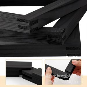 Marco de madera para punto de cruz, marco telescópico para cuadros, decoración minimalista negra para el hogar, de 15 a 24 cm y de 40 a 64 cm - Product Image 3