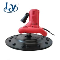 Mesin Sander Dinding Kering Industri Lampu LED, Mesin Plester Portabel untuk Dinding Beton Semen, Mesin Rendering