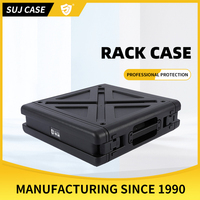 Estuche de Transporte J2U de Plástico PP, Resistente a Impactos, Moldeado por Inyección, para Almacenamiento de Equipos de Audio, Amplificador, Controlador de DJ
