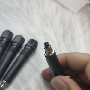 ปลายไม้เท้าเดินป่าเหล็กคาร์บอนพร้อมปลอกไนลอน หัวโลหะผสมทนทานต่อการสึกหรอสำหรับอุปกรณ์เสริมไม้เท้าเดินป่า สีดำและสีเงิน - Product Image 4