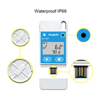 Enregistreur de données de température USB multi-usages certifié qualité avec écran LCD pour la surveillance des refroidisseurs de vaccins et de la chaîne du froid