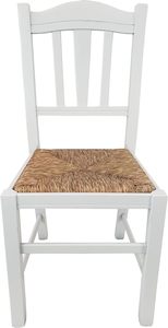 <span class=keywords><strong>Sedia</strong></span> da Pranzo Moderna Tot Piccinni SILVANA in Legno di Pino di Alta Qualità, Robusta, Gambe in Legno da 8Kg, Stabile, <span class=keywords><strong>Laccata</strong></span> <span class=keywords><strong>Bianca</strong></span> con Seduta in Tessuto - Product Image 4