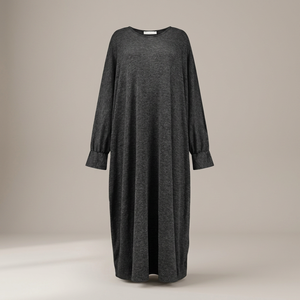 Abaya de Seda de Invierno de Manga Larga Antiarrugas de Primera Calidad, Hecha a Mano, Talla XXL, la Más Vendida en Dubái, Tradicional Musulmana - Product Image 3