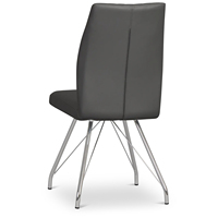 Chaise de salle à manger élégante en velours en forme de Z meubles de salle à manger chaises modernes pour chaises de salle à manger de cuisine