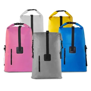 Waterproof Bag Dry Bag Wholesale Custom Outdoor Sport Roll Top Dry Bag Waterproof Foldable Backpack Beach Bag