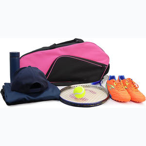 Échantillon gratuit - Sac de tennis Jiayuan 3 raquettes - 30-40L - Rembourré - Protection des raquettes - Léger - Professionnel - Débutants - Unisexe - Product Image 2