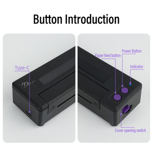 Hình Xăm Nhỏ Máy In Nhiệt Không Dây Di Động <span class=keywords><strong>Stencil</strong></span> Máy Photocopy Bluetooth Nhiệt Mẫu Máy 2500MAh <span class=keywords><strong>Stencil</strong></span> Máy In - Product Image 5