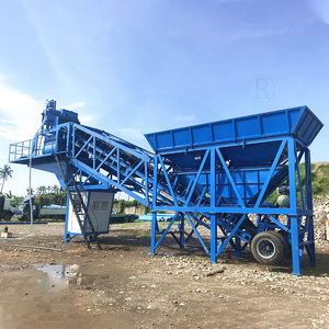 โรงงานผลิตคอนกรีต HZS60/HZS75/HZS90 ราคาโรงงาน 60 คิว พร้อมปั๊ม/มอเตอร์/PLC ระบบไฟฟ้า ยี่ห้อ Corey - Product Image 1