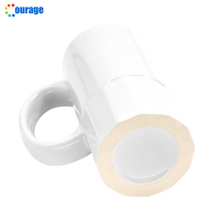 Vente en gros de tasses à bière en verre avec poignée, 530 ml, vierges pour sublimation, impression simple