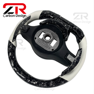 Volante Deportivo Personalizado de Fibra de Carbono Forjado con LED RPM Mejorado para <span class=keywords><strong>Mercedes</strong></span> <span class=keywords><strong>Benz</strong></span> W204 W205 W211 W212 W222 <span class=keywords><strong>AMG</strong></span> GT GLE CLA - Product Image 6