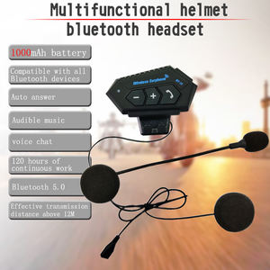 <span class=keywords><strong>Casco</strong></span> <span class=keywords><strong>de</strong></span> motocicleta inalámbrico BT12 Auriculares Plástico <span class=keywords><strong>Bluetooth</strong></span> 1000mAh Micrófono <span class=keywords><strong>manos</strong></span> <span class=keywords><strong>libres</strong></span> <span class=keywords><strong>para</strong></span> motociclistas Música - Product Image 3