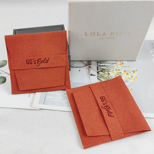 Bolsa de Joyería de Microfibra Número 1 en Calificaciones, Bolsa de Embalaje de Joyería de Terciopelo Personalizada con Logotipo - Product Image 4