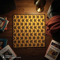Tapis de sol polyvalent en coton pur tissé à la machine, moelleux à poils moyens, pour salon et chambre à coucher, décoration intérieure
