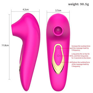 Toptan Mini Usb boyutu klitoral emme vibratör meme G Spot klitoris stimülatörü kadın Masturbator yetişkin seks oyuncak - Product Image 6