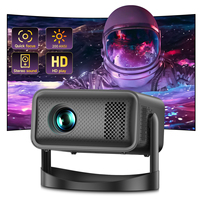 Projecteur P16 le plus récent de 2025, intelligent, Android 11, WIFI6, jeux vidéo, projecteurs Full HD, cinéma maison, projecteur portable miniature pour l'extérieur