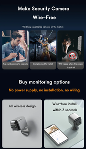 Nouveau Full Hd 2k 1080p Surveillance Sécurité Double Objectif 6X Zoom In Out Enregistreur Vidéo Portable Petit Cctv 4G Carte Sim Mini Caméras - Product Image 6