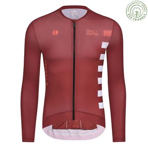 Pabrik OEM Kaus Bersepeda Pria Lengan Panjang Kemeja Sepeda Daur Ulang Pakaian Bersepeda dengan 3 Kantong - Product Image 3