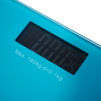 Báscula Digital de Peso Corporal con Pantalla LED de 180 kg, Funciona con Batería, con Función de Medición de Peso Digital e Indicador de Salud