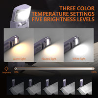 Lampe de lecture flexible rechargeable par USB de haute qualité, nouvelle lampe à clip brevetée pour la lecture