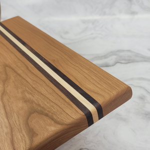 Planche à découper et plateau de service en bois, forme rectangulaire durable, épaisseur 12 mm, passe au lave-vaisselle - Product Image 1