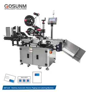 High Speed Labeling Machine with Camera detect the barcode on cloth hang tags