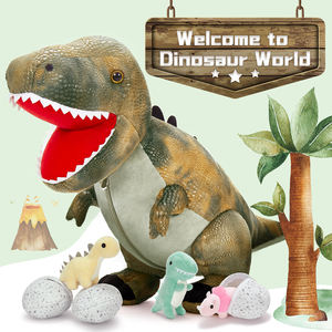 23.6灰色霸王龙恐龙毛绒动物3婴儿迪诺蛋pp棉玩具3-5岁儿童完美的男孩女孩生日礼物 - Product Image 6