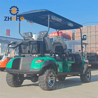 Voiture tout-terrain haut de gamme personnalisée à quatre roues pour le golf et la chasse, 4 places, 48V, adaptée aux fermes, aux plages et aux parcs