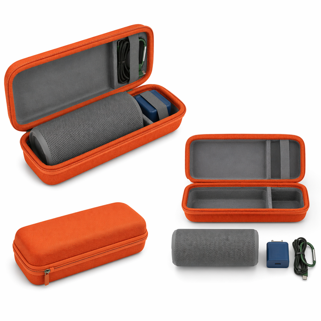 Portable EVA Hard Shell Mini Bluetooth Speaker Case Shockproof Travel Protective Bag for Outdoor Subwoofer Car Speaker Storage