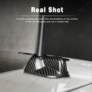 Pour BMW <span class=keywords><strong>Mini</strong></span> <span class=keywords><strong>Cooper</strong></span> R56 R56 LCI Clubman R55 Clubman R55 LCI Cache d'<span class=keywords><strong>antenne</strong></span> aileron de requin en fibre de carbone - Product Image 2