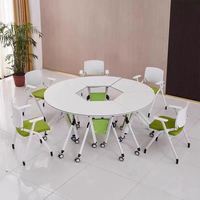 Table d'étude octogonale pliable portable pour l'entraînement, facile à assembler, idéale pour l'école, la maison et le bureau – Vente en gros