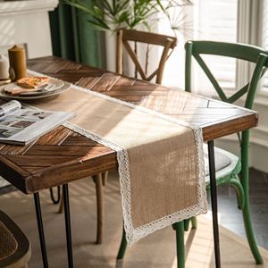 Buti-<span class=keywords><strong>camino</strong></span> de <span class=keywords><strong>mesa</strong></span> para festival, tejido de <span class=keywords><strong>Yute</strong></span> natural, <span class=keywords><strong>mesa</strong></span> decorativa - Product Image 5