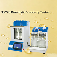 Testeur de viscosité cinématique à double canal TIMEPOWER TP725, système de test automatique pour une inspection précise des produits pétrochimiques