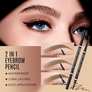 Crayon à sourcils végétalien de haute qualité en gros, crayon à sourcils double fin, crayon à sourcils à marque privée - Product Image 2