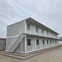 Cette maison préfabriquée modulaire en conteneur présente une forte résistance au feu pour les bureaux d'ingénierie et les dortoirs du personnel.