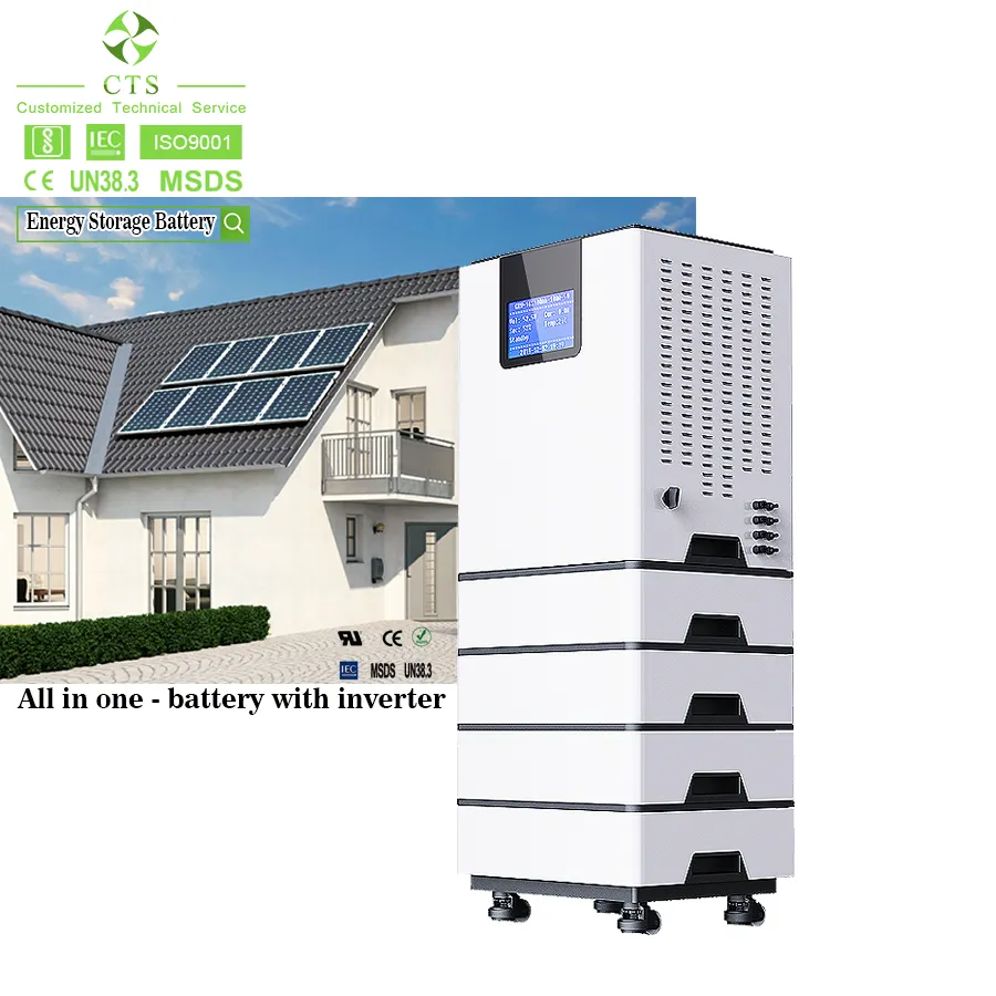 Alta tensão solar bateria 20kwh 30kwh tudo em um sistema de energia solar 10 kw kit híbrido, bateria casa armazenamento de energia