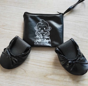 El Mejor Regalo para Bodas, Zapatos Planos <span class=keywords><strong>de</strong></span> <span class=keywords><strong>Ballet</strong></span> Plegables Personalizados <span class=keywords><strong>de</strong></span> Marca OEM para Mujer, Otoño/Primavera/Verano - Product Image 5