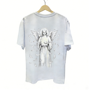 เสื้อยืดแบรนด์ผู้ชายทรงโอเวอร์ไซส์ เสื้อยืดแฟชั่นแขนสั้นผู้ชาย ผ้าฝ้าย 100% เสื้อสีพื้น เสื้อยืดผู้ชายไซส์ใหญ่ - Product Image 5