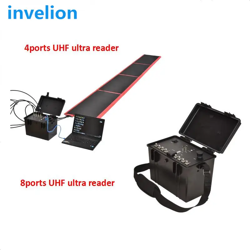 UHF sistema de distribución deportiva RFID para medir carrera de triatlón (natación, ciclismo, correr)