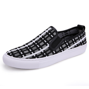 Zapatillas de Lona Casuales Personalizadas OEM, Zapatillas Sin Cordones con Parte Superior de Punto para Hombre - Product Image 2